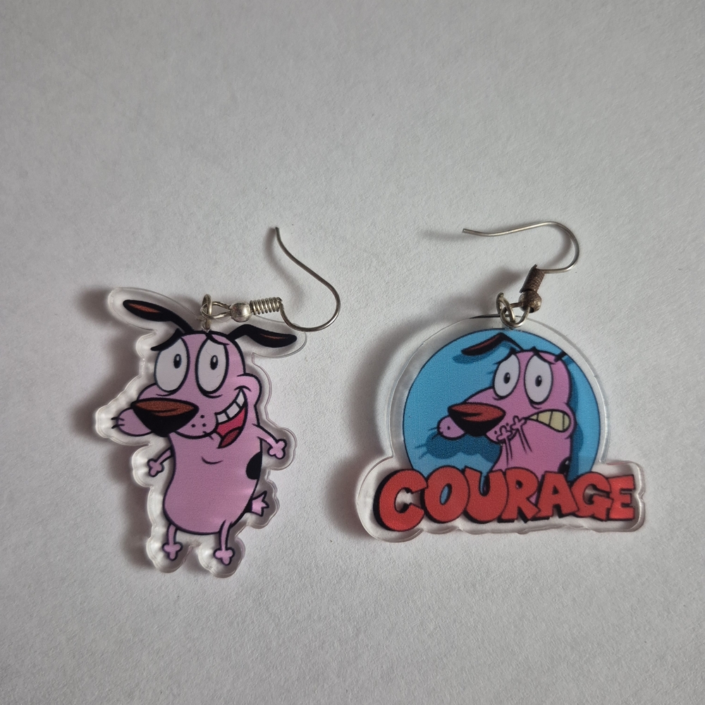 Courage the Cowardly Dog Earrings